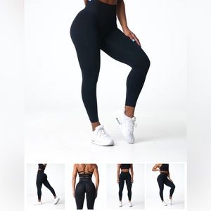 NVGTN black shape seamless leggings